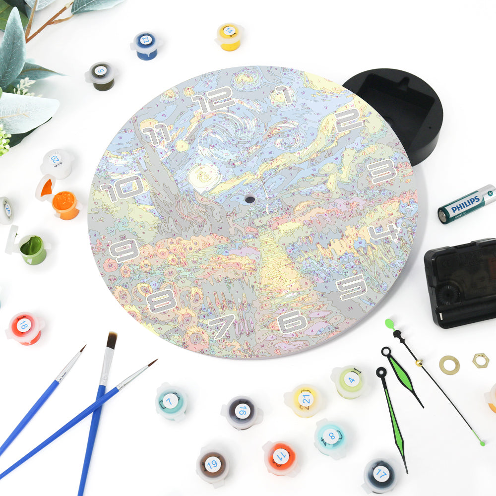 Paint the Moment – Starry Garden Clock Kit