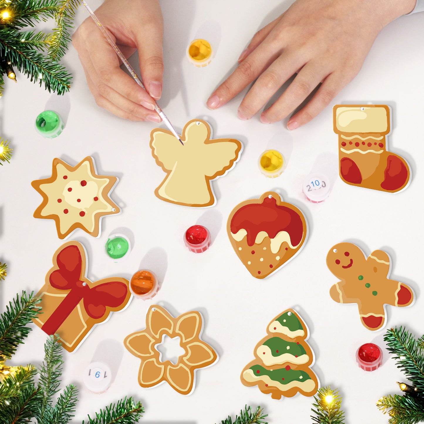 Classic Christmas Treats Paintable Ornaments