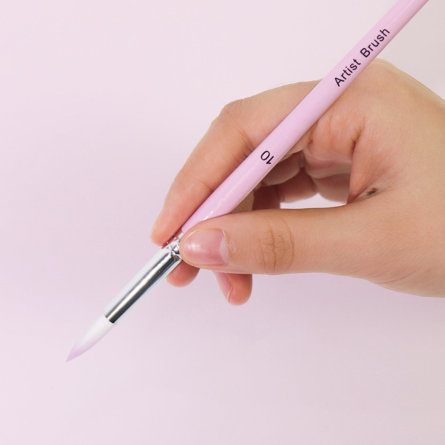 6-Piece Set of Pink Brushes