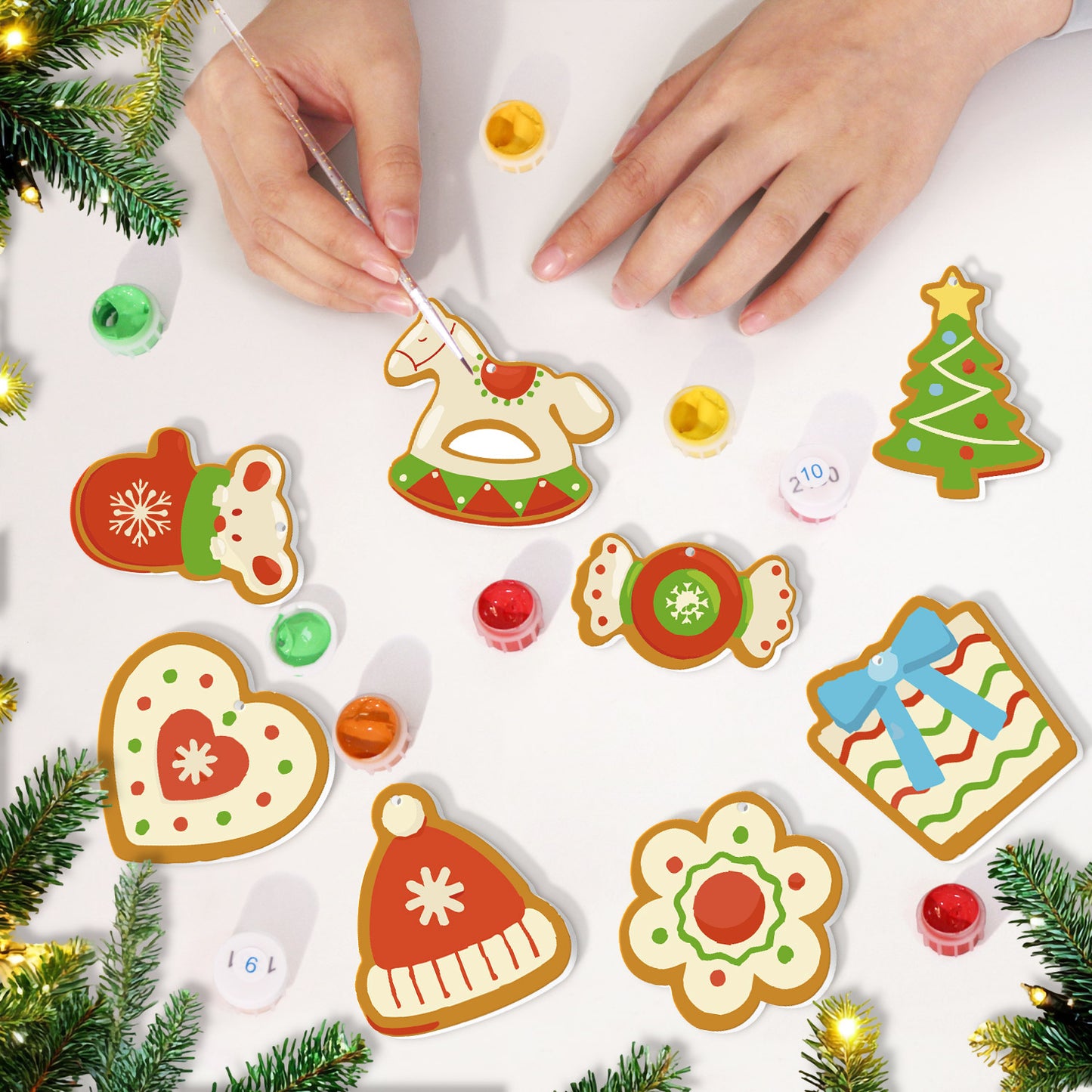 Holiday Sweets & Treats Paintable Ornaments