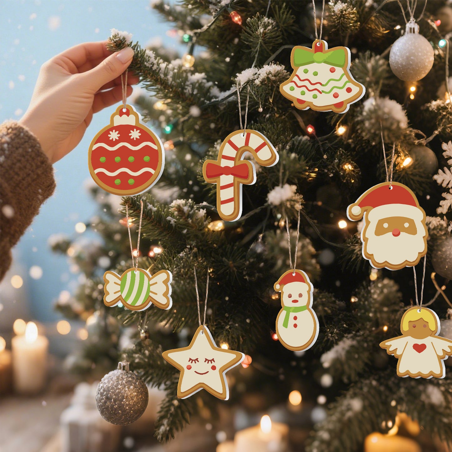 Sweet Holiday Classics Paintable Ornaments