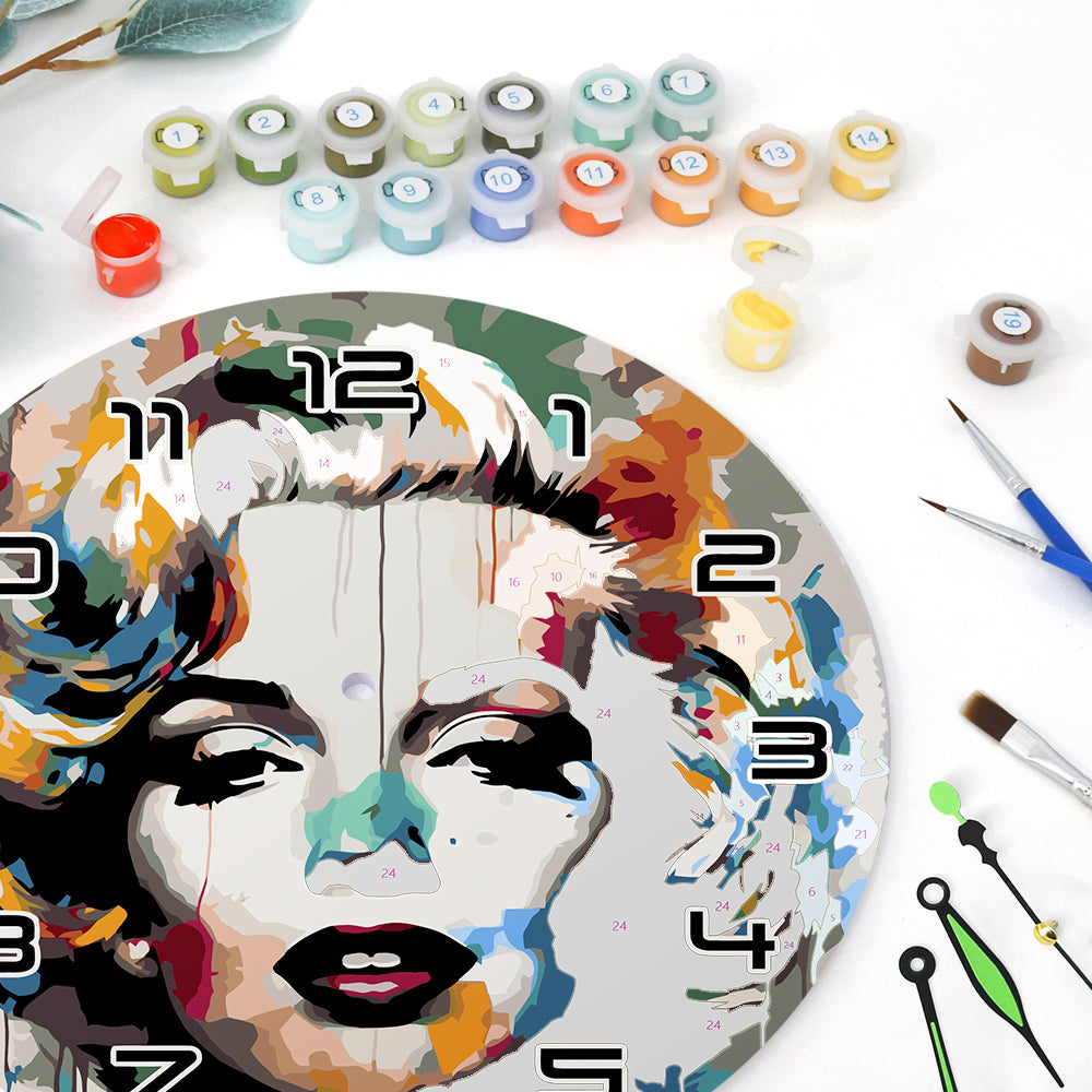 Paint the Moment – Pop Icon Clock Kit