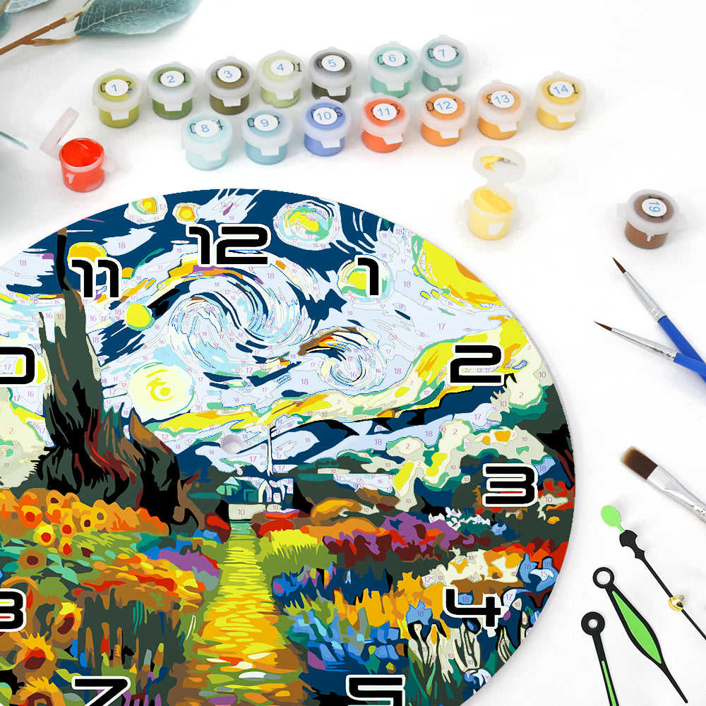 Paint the Moment – Starry Garden Clock Kit