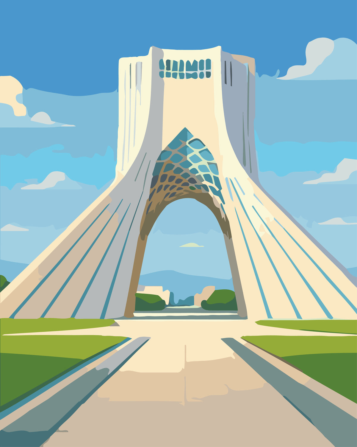 Azadi Tower Set 2