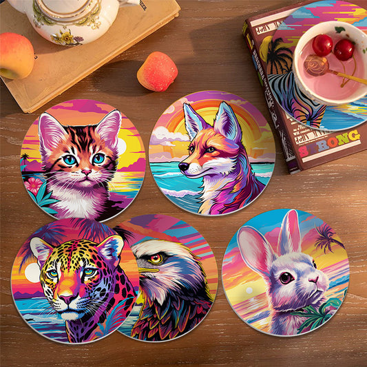 6 Piece Christmas Coaster - Set 3