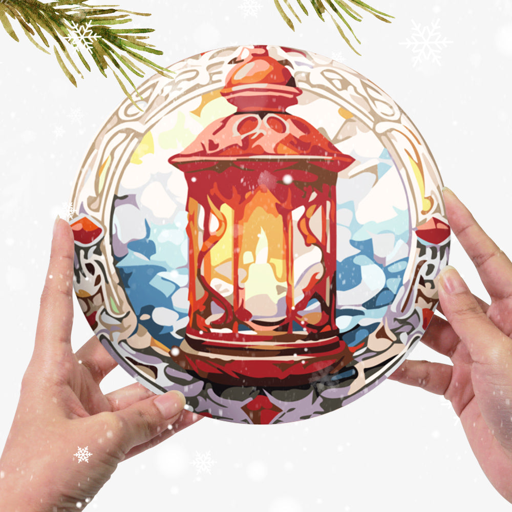 6 Piece Christmas Placemat Set 20cm - Set 2