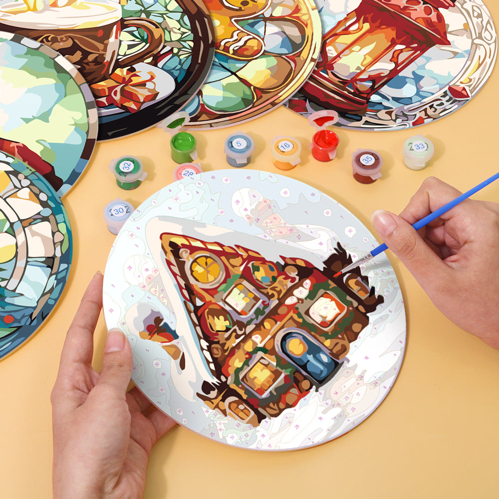 6 Piece Christmas Placemat Set 20cm - Set 2