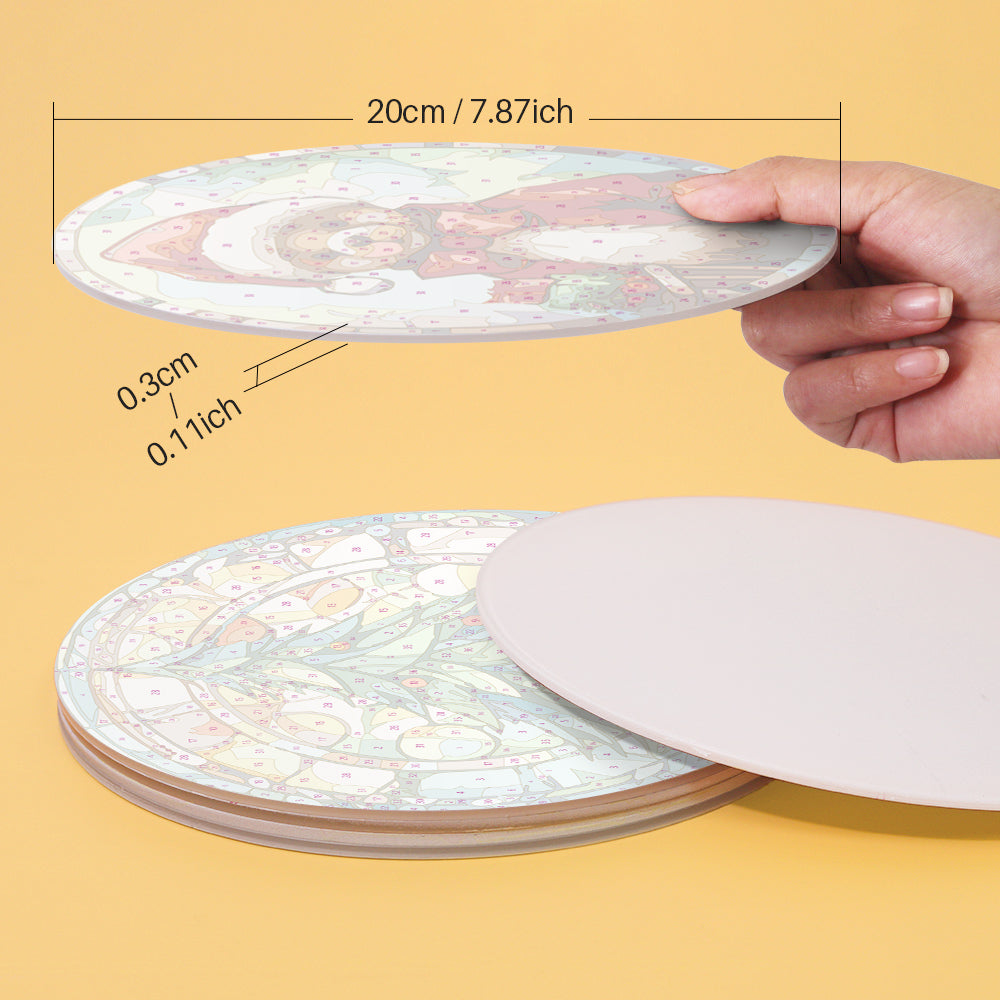6 Piece Christmas Placemat Set 20cm - Set 2