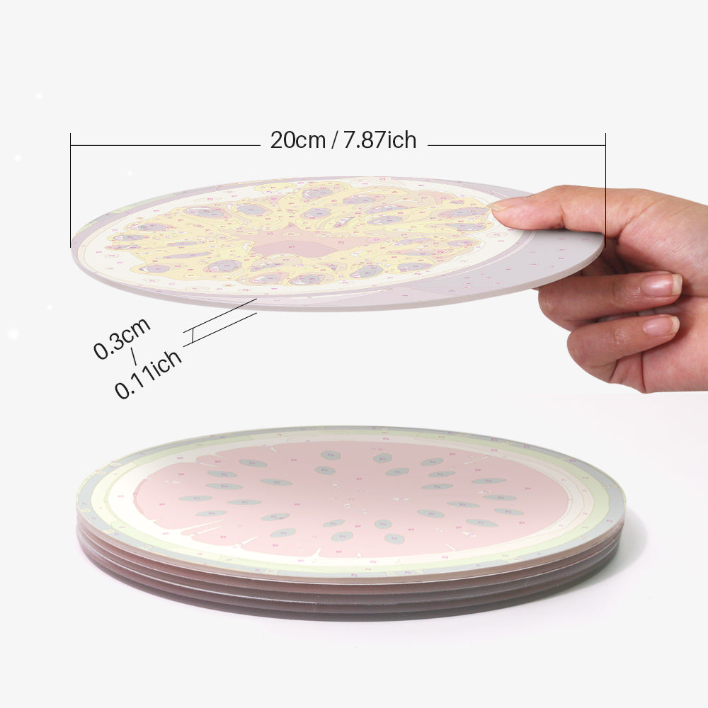 6 Piece Christmas Placemat Set 20cm - Set 4