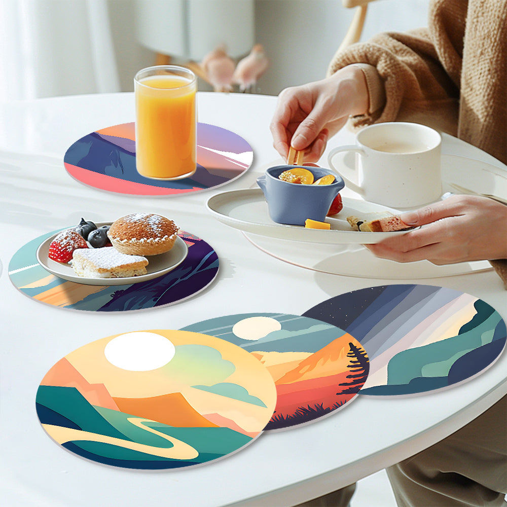 6 Piece Christmas Placemat Set 20cm - Set 3