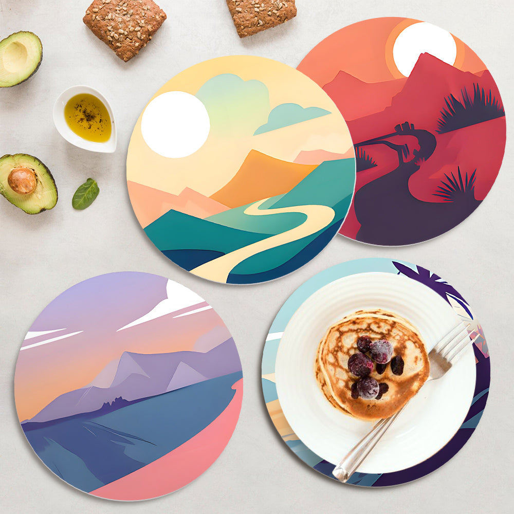 6 Piece Christmas Placemat Set 20cm - Set 3