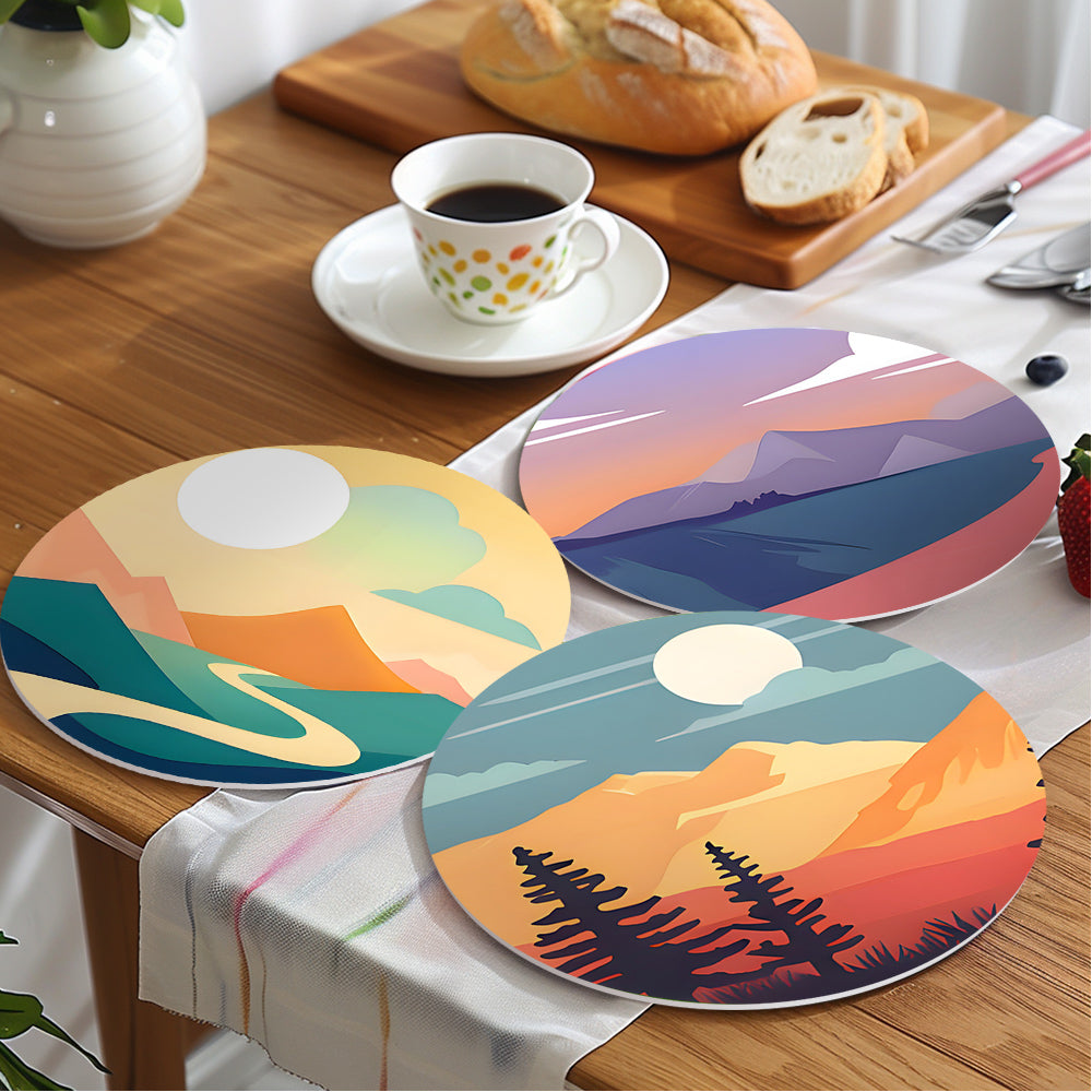 6 Piece Christmas Placemat Set 20cm - Set 3
