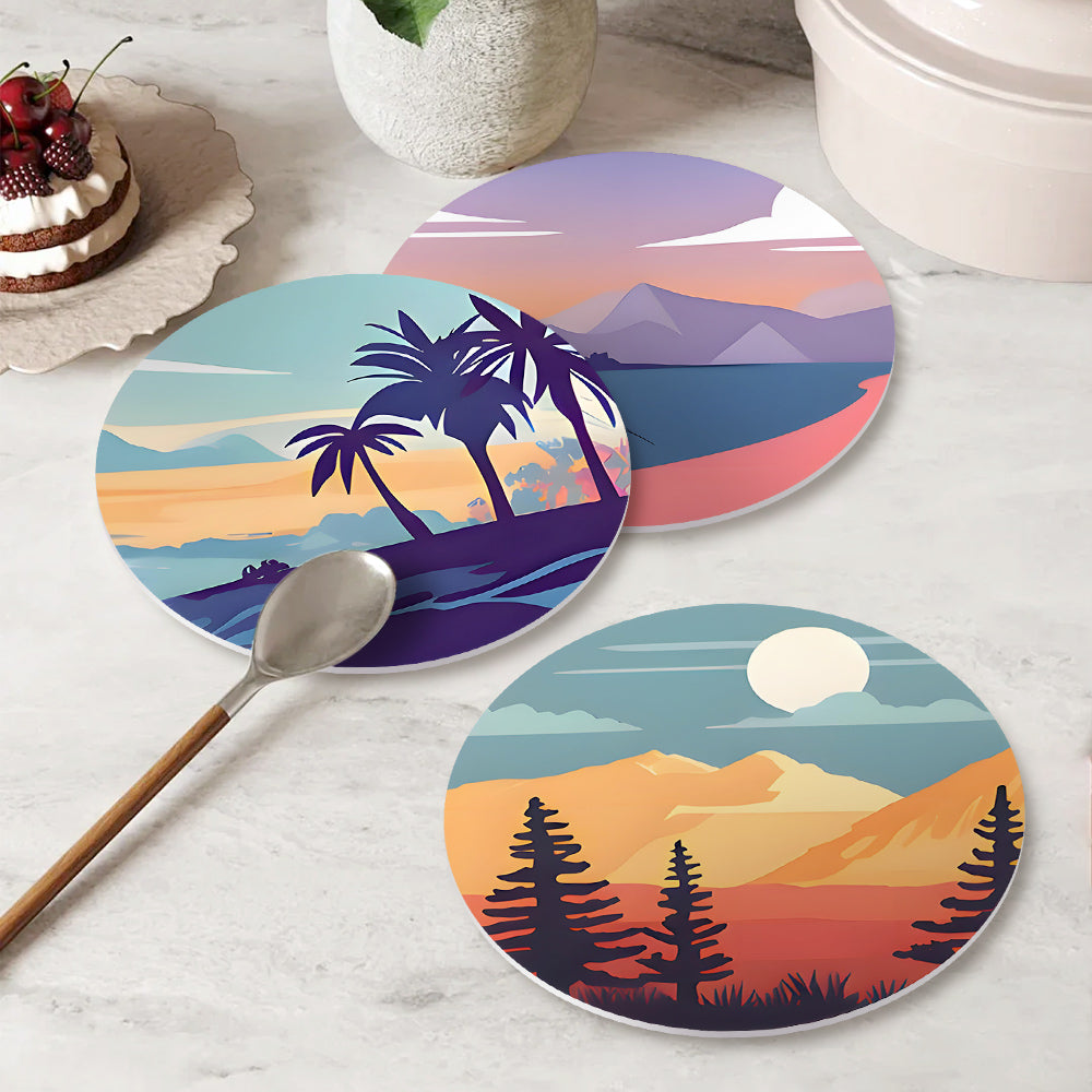 6 Piece Christmas Placemat Set 20cm - Set 3