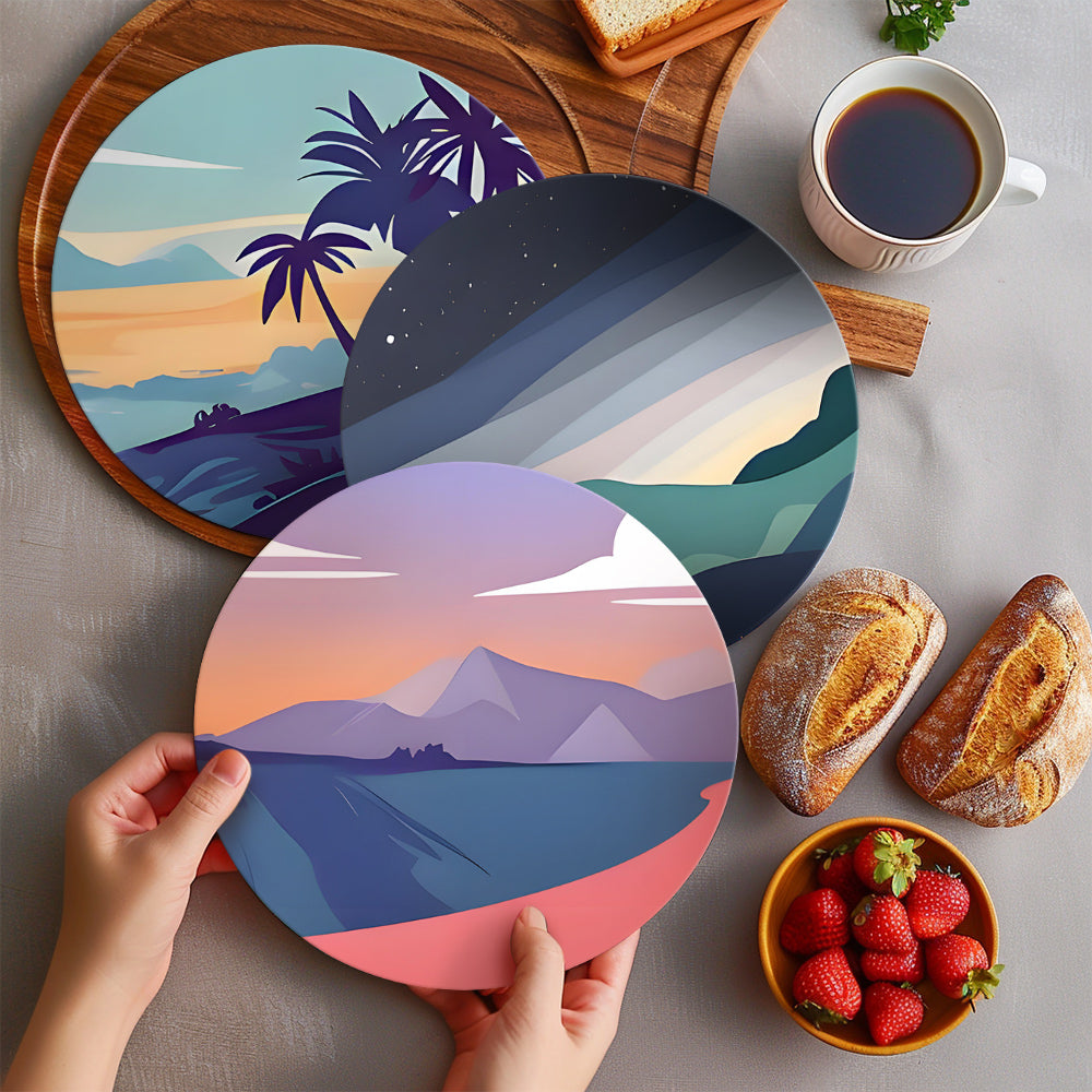 6 Piece Christmas Placemat Set 20cm - Set 3