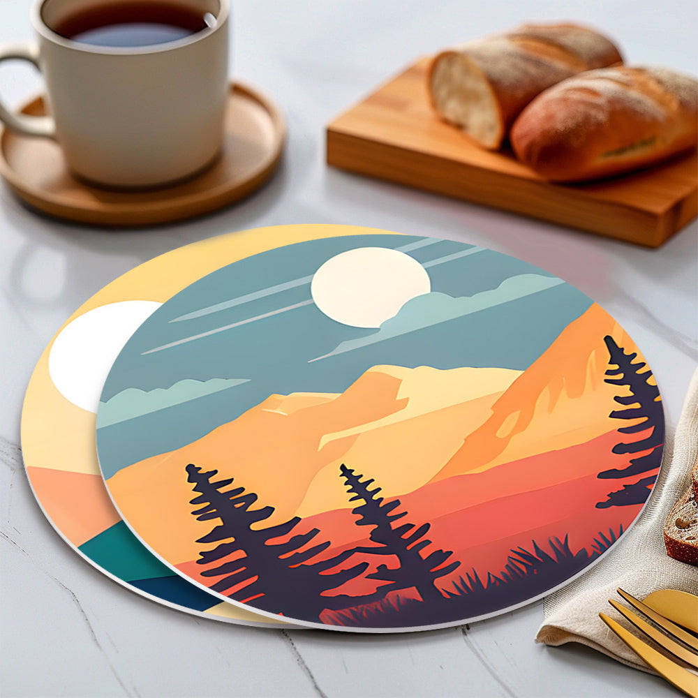6 Piece Christmas Placemat Set 20cm - Set 3