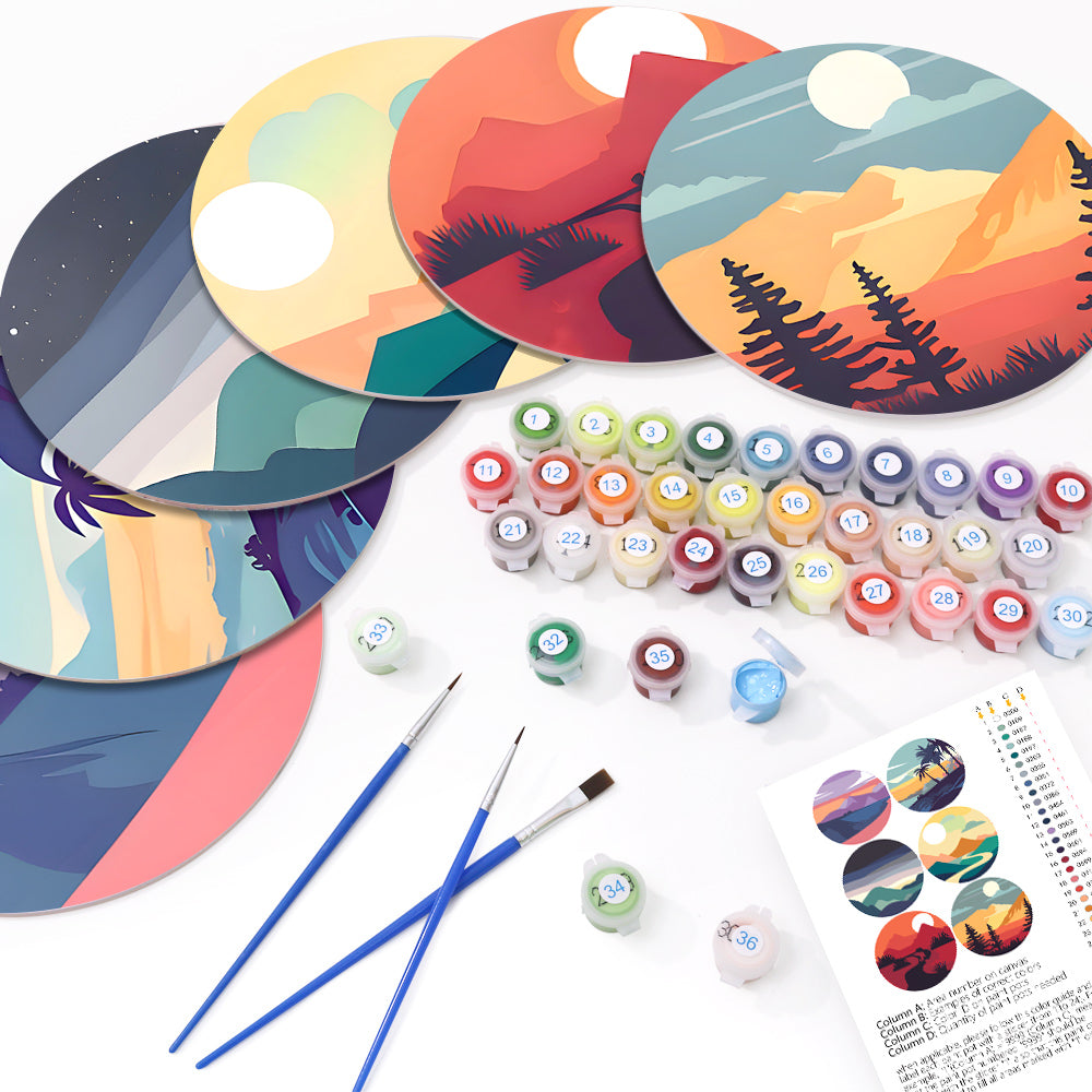 6 Piece Christmas Placemat Set 20cm - Set 3