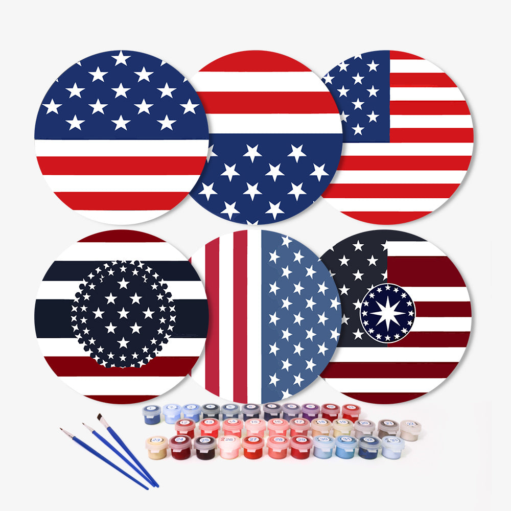 6 Piece Christmas Placemat Set 20cm - Set 5