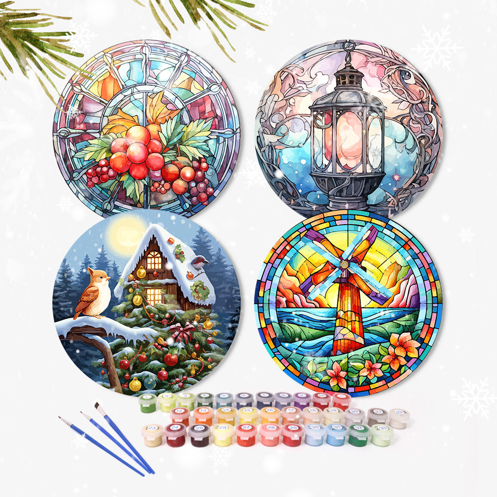 6 Piece Christmas Placemat Set 20cm - Set 6