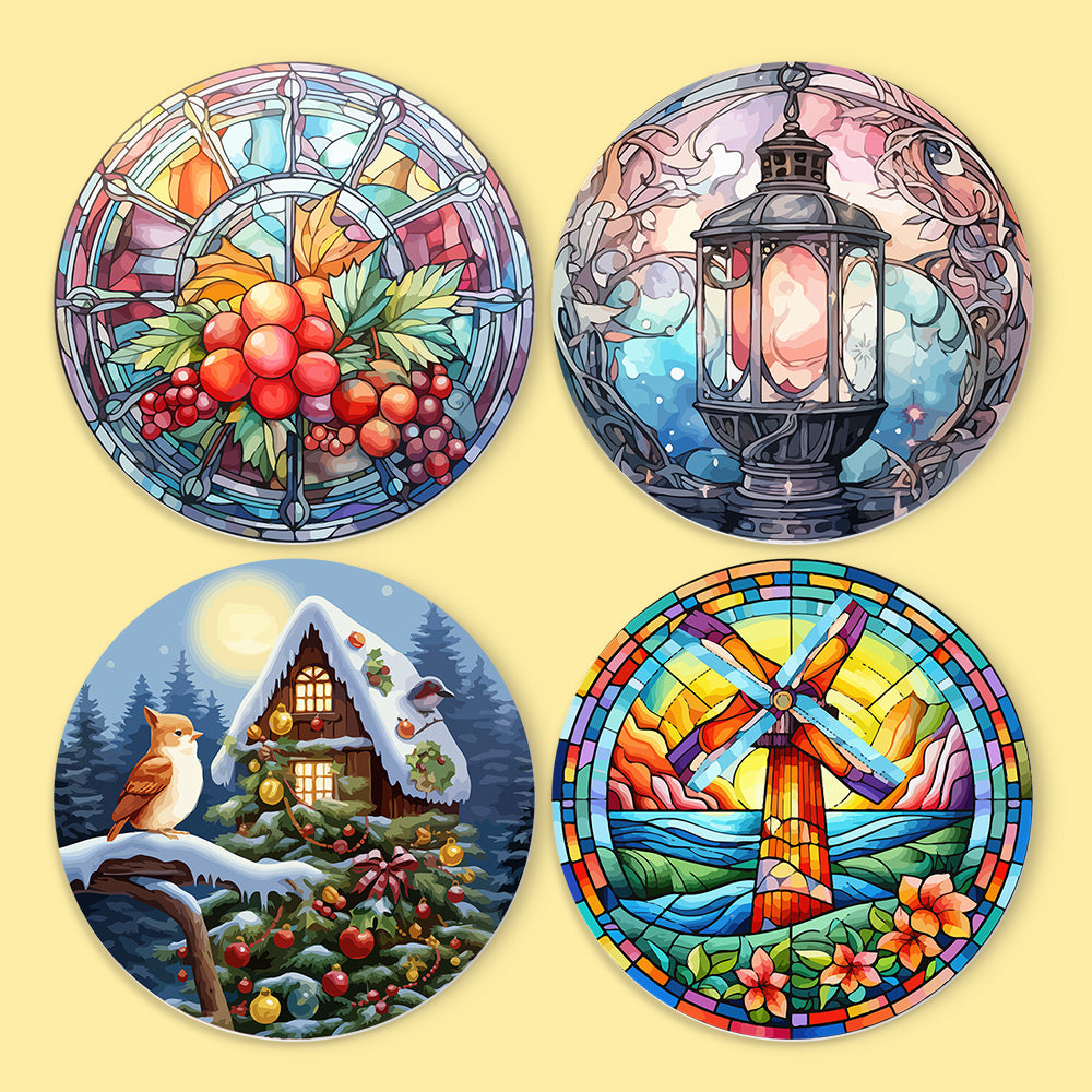6 Piece Christmas Placemat Set 20cm - Set 6