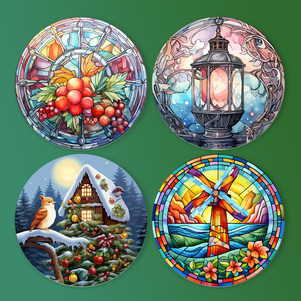 6 Piece Christmas Placemat Set 20cm - Set 6