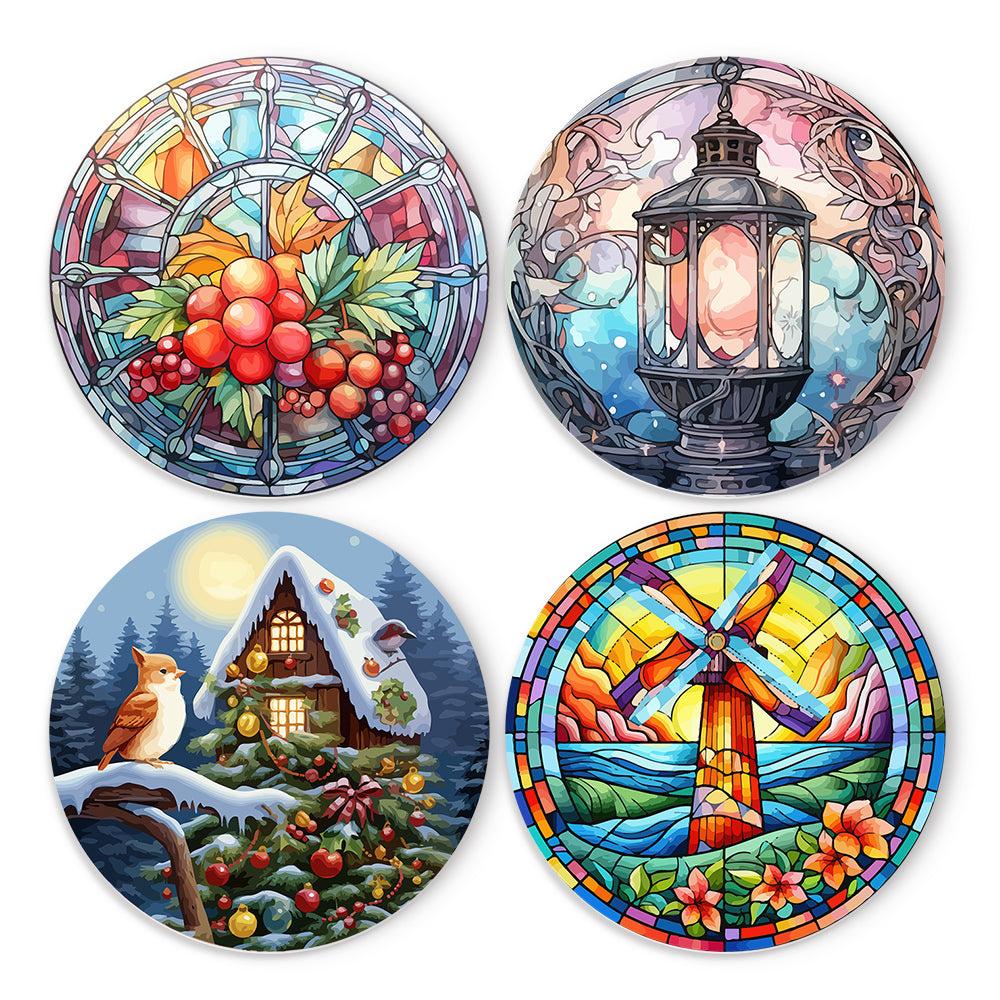 6 Piece Christmas Placemat Set 20cm - Set 6