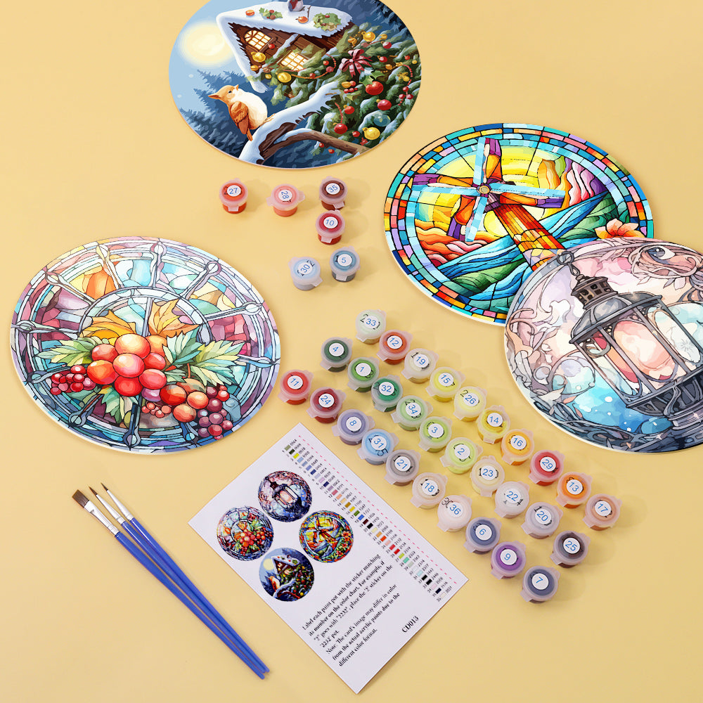 6 Piece Christmas Placemat Set 20cm - Set 6