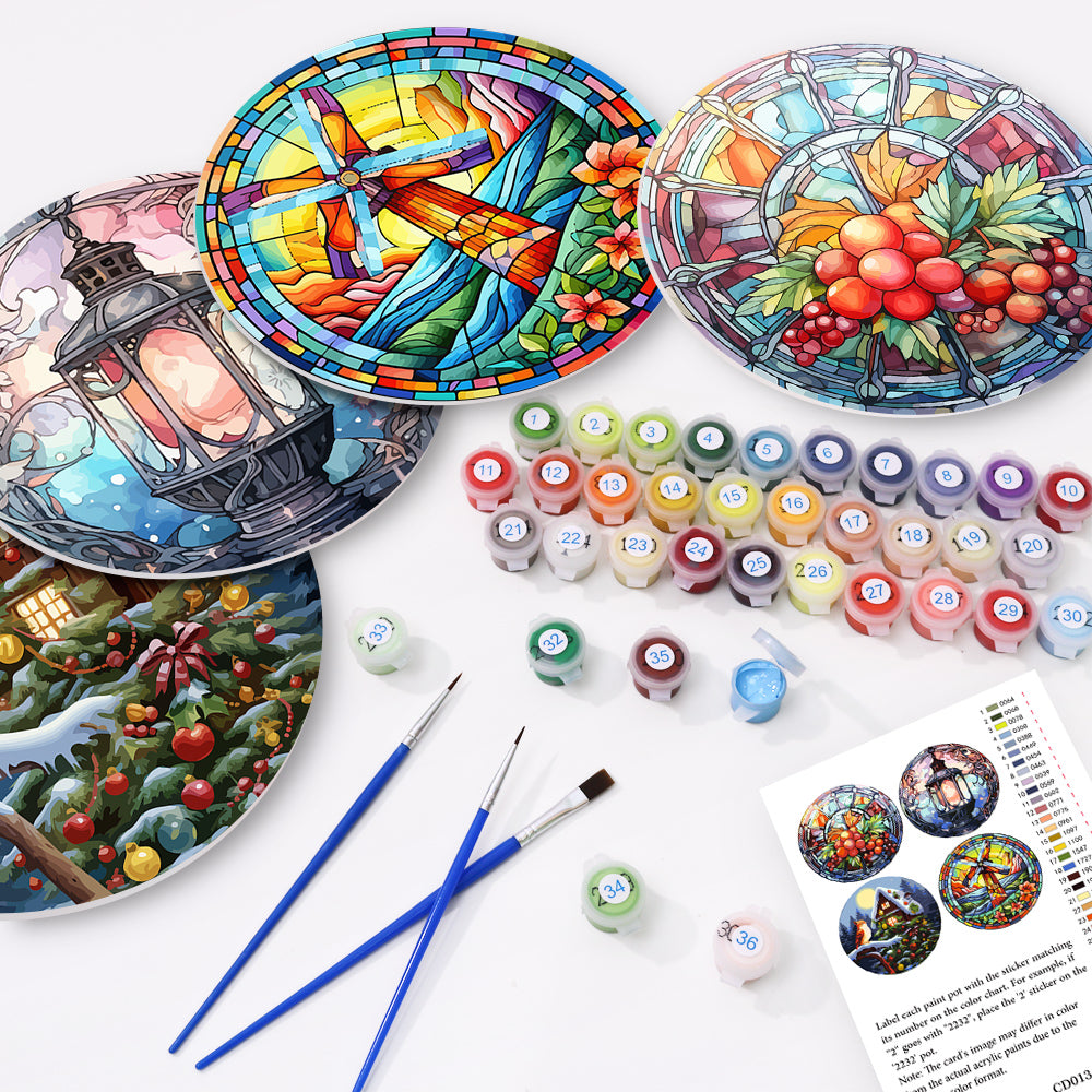 6 Piece Christmas Placemat Set 20cm - Set 6