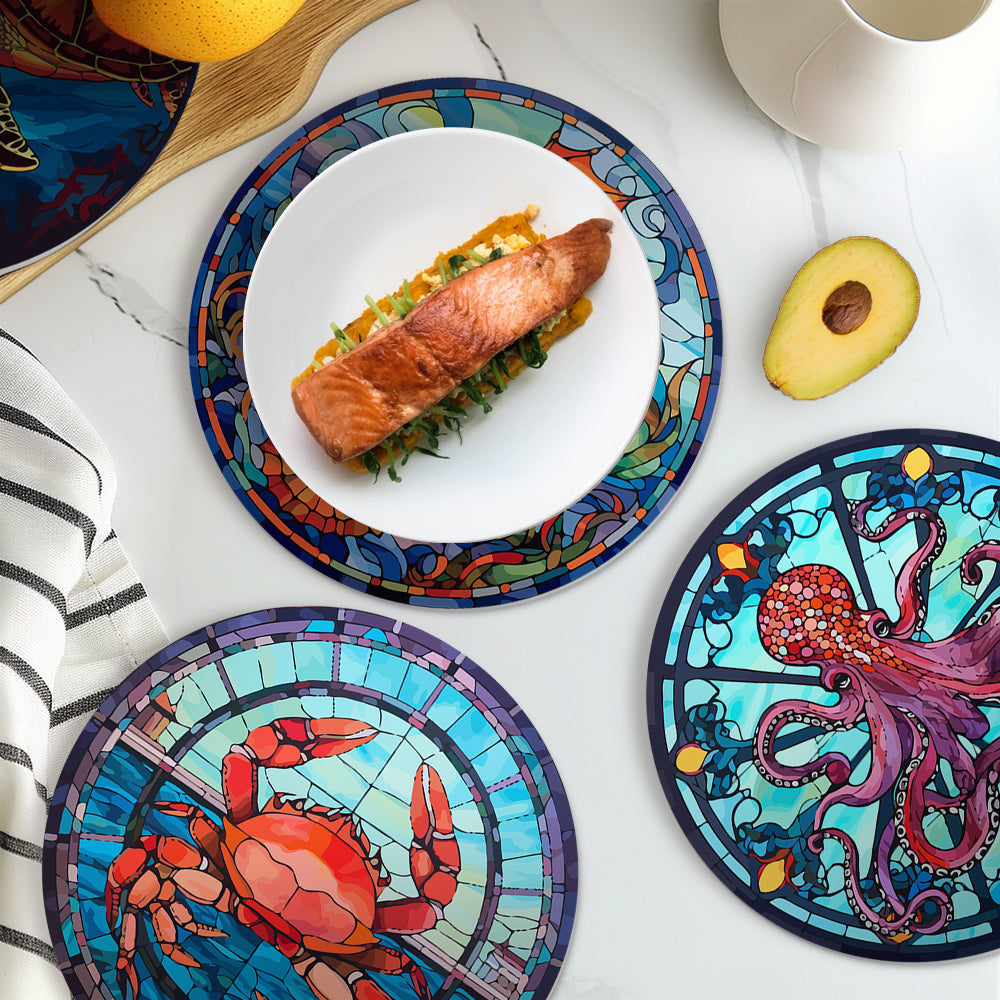 6 Piece Christmas Placemat Set 20cm - Set 7