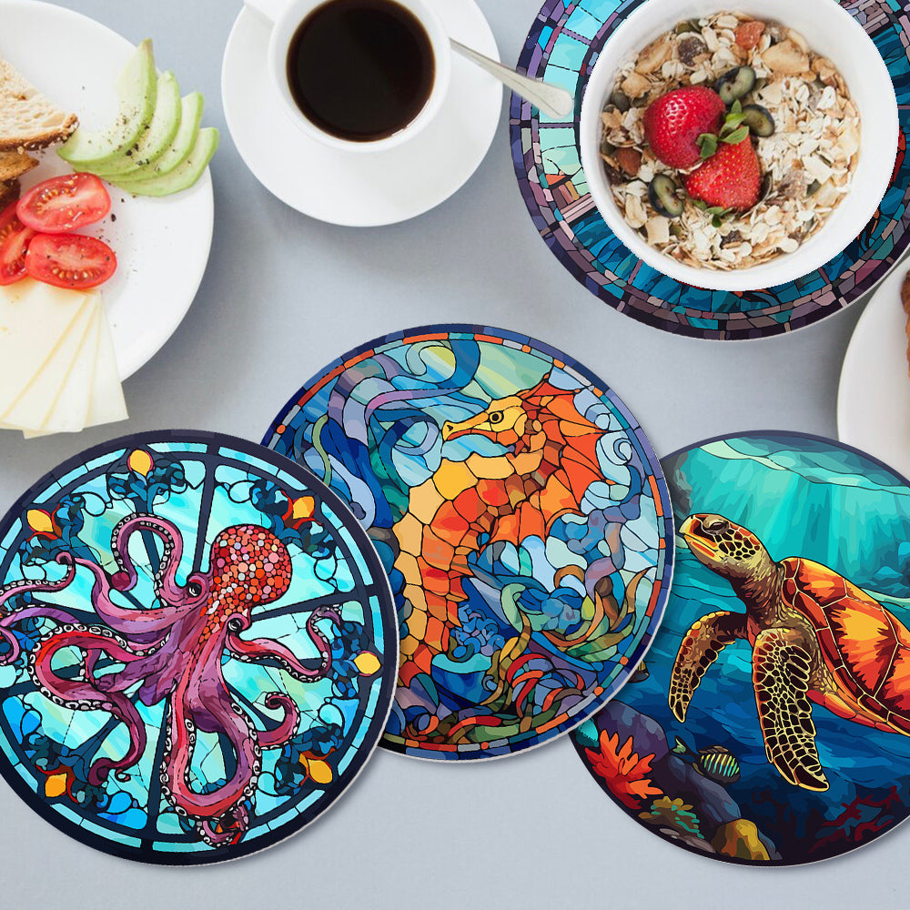 6 Piece Christmas Placemat Set 20cm - Set 7