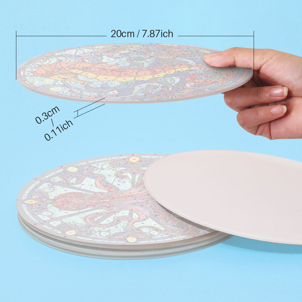 6 Piece Christmas Placemat Set 20cm - Set 7