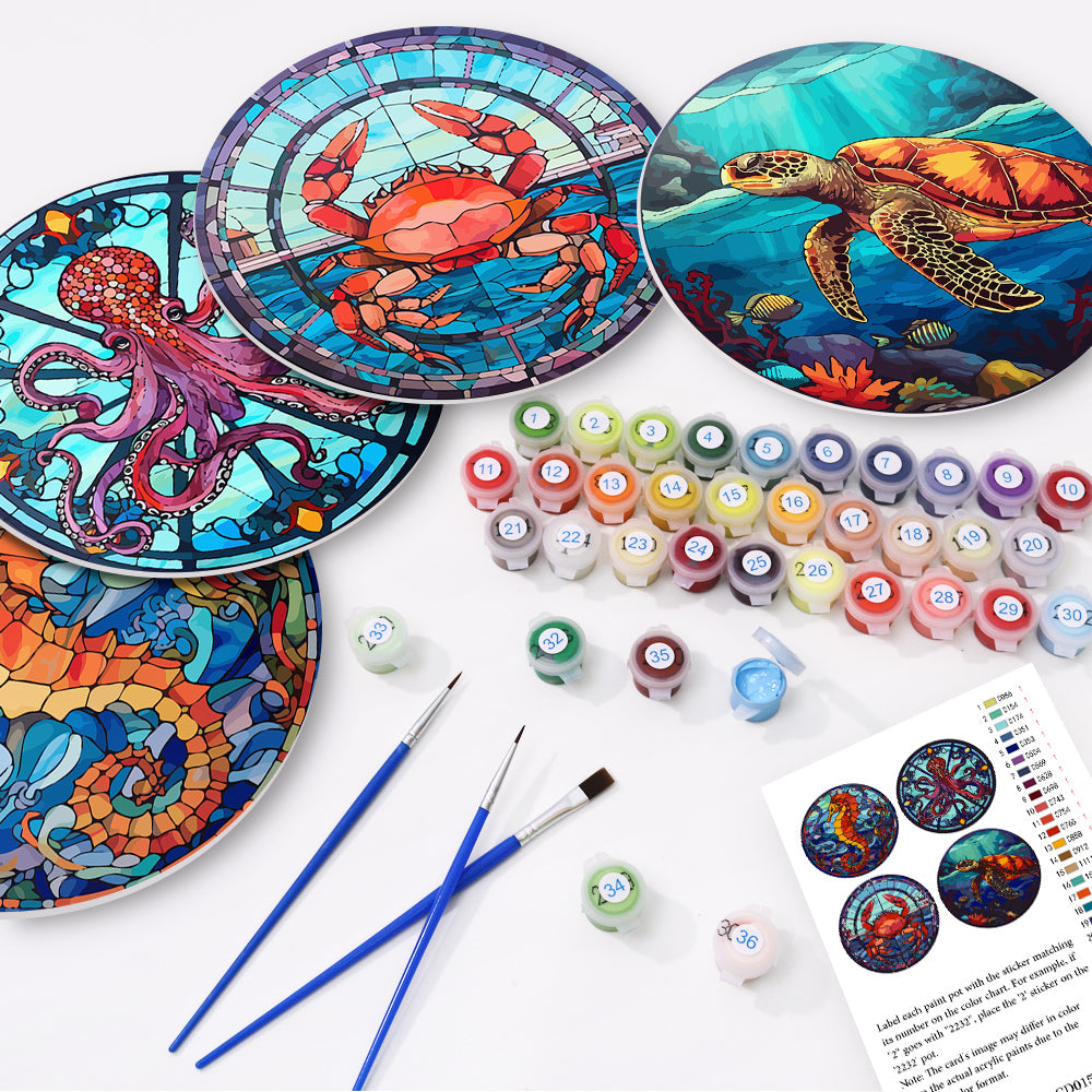 6 Piece Christmas Placemat Set 20cm - Set 7