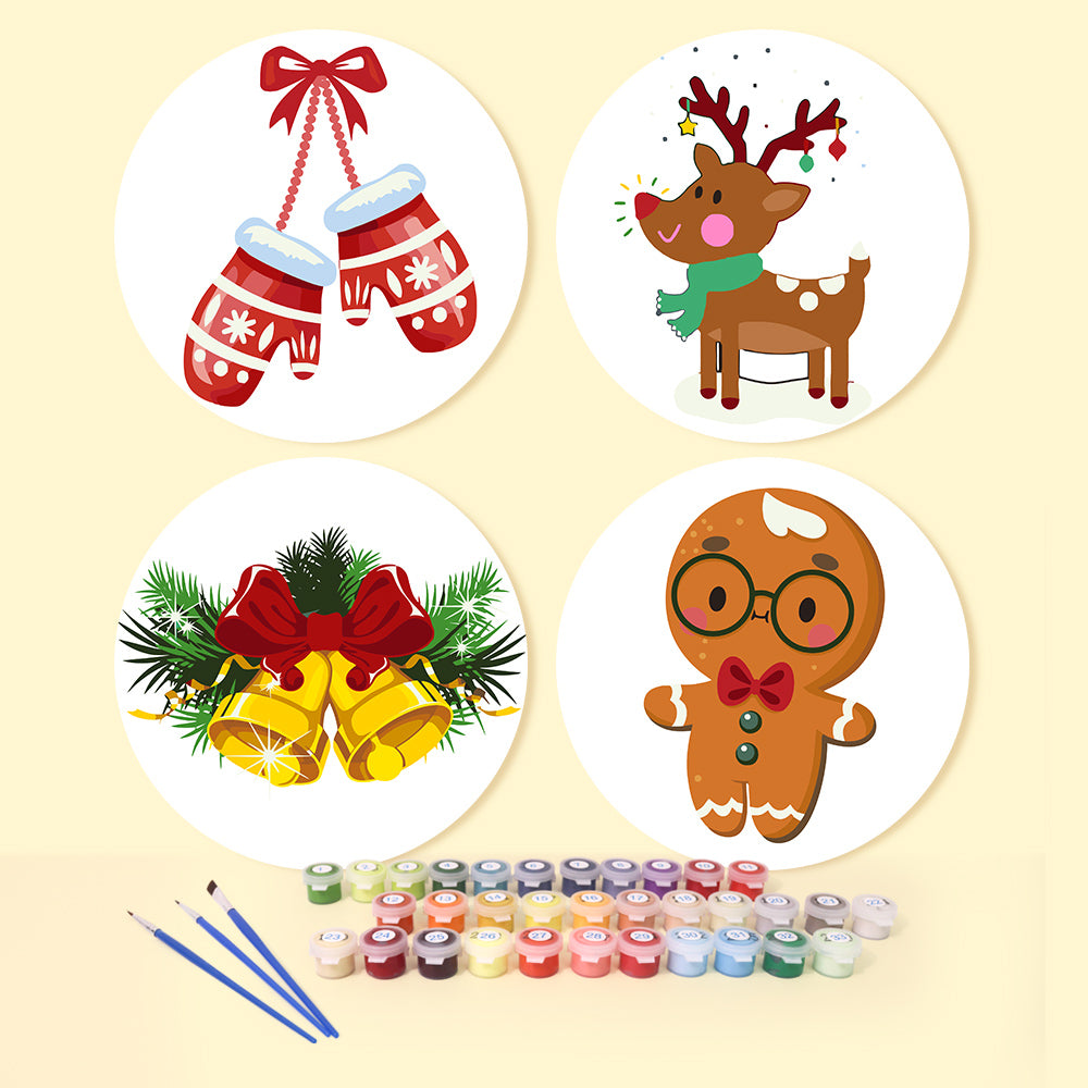 6 Piece Christmas Placemat Set 20cm - Set 23