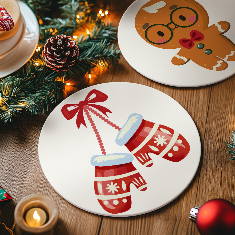 6 Piece Christmas Placemat Set 20cm - Set 23