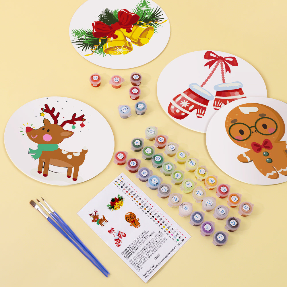 6 Piece Christmas Placemat Set 20cm - Set 23