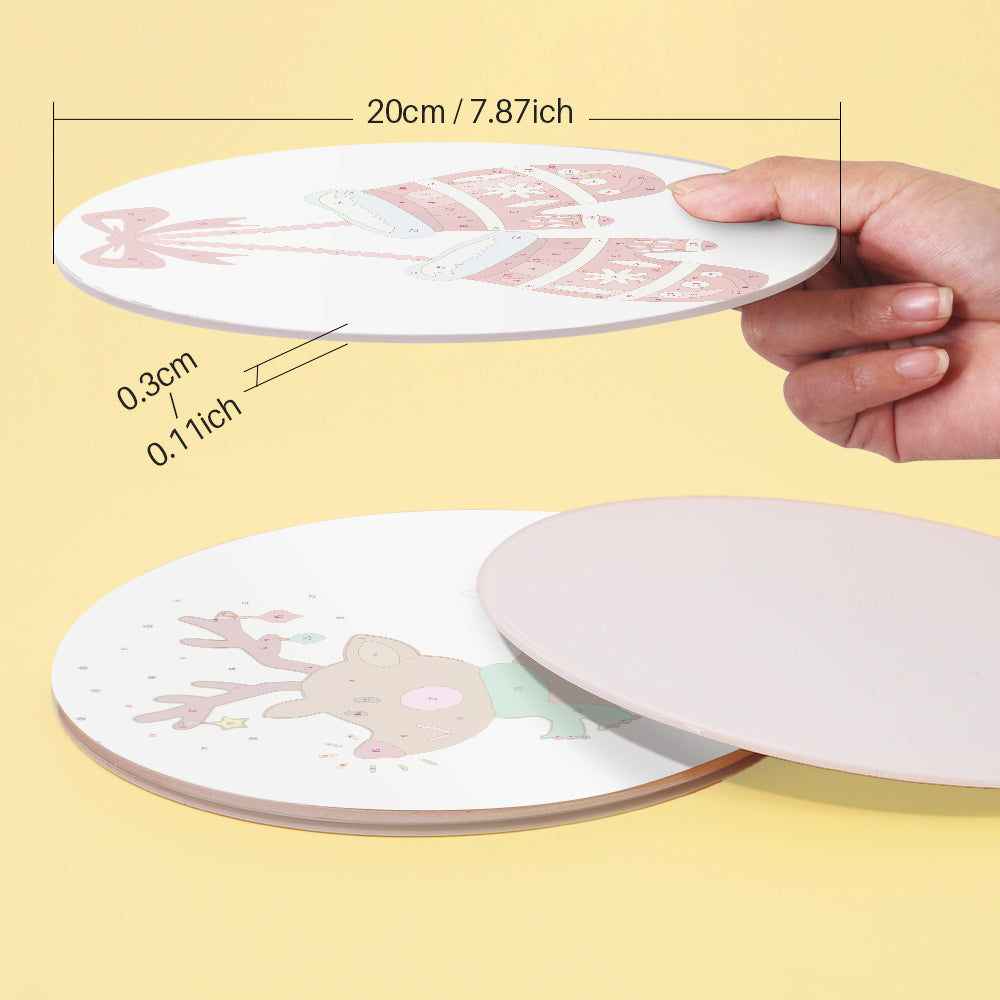 6 Piece Christmas Placemat Set 20cm - Set 23