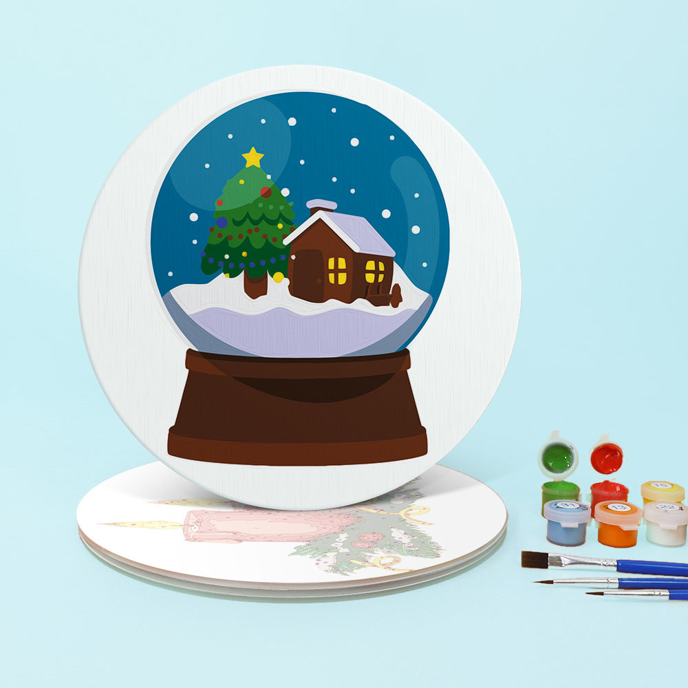 6 Piece Christmas Placemat Set 20cm - Set 24