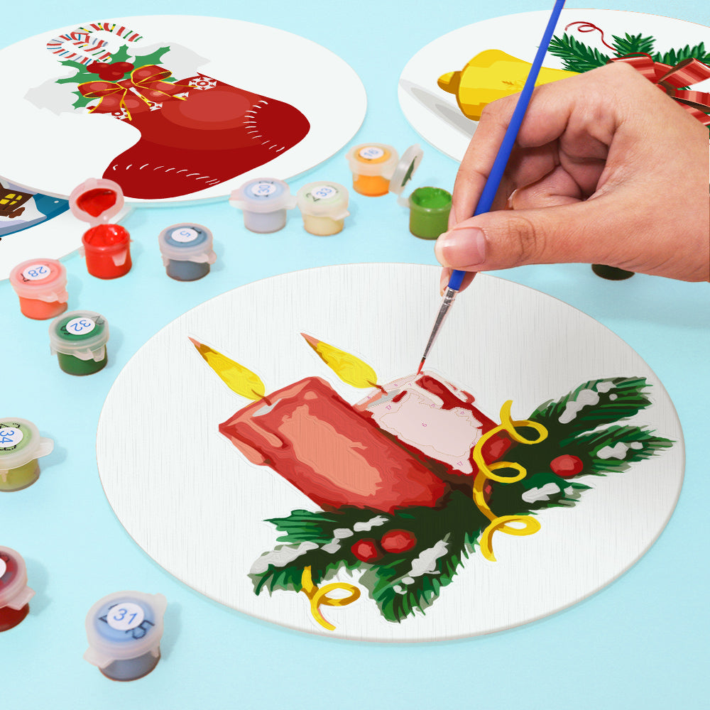 6 Piece Christmas Placemat Set 20cm - Set 24