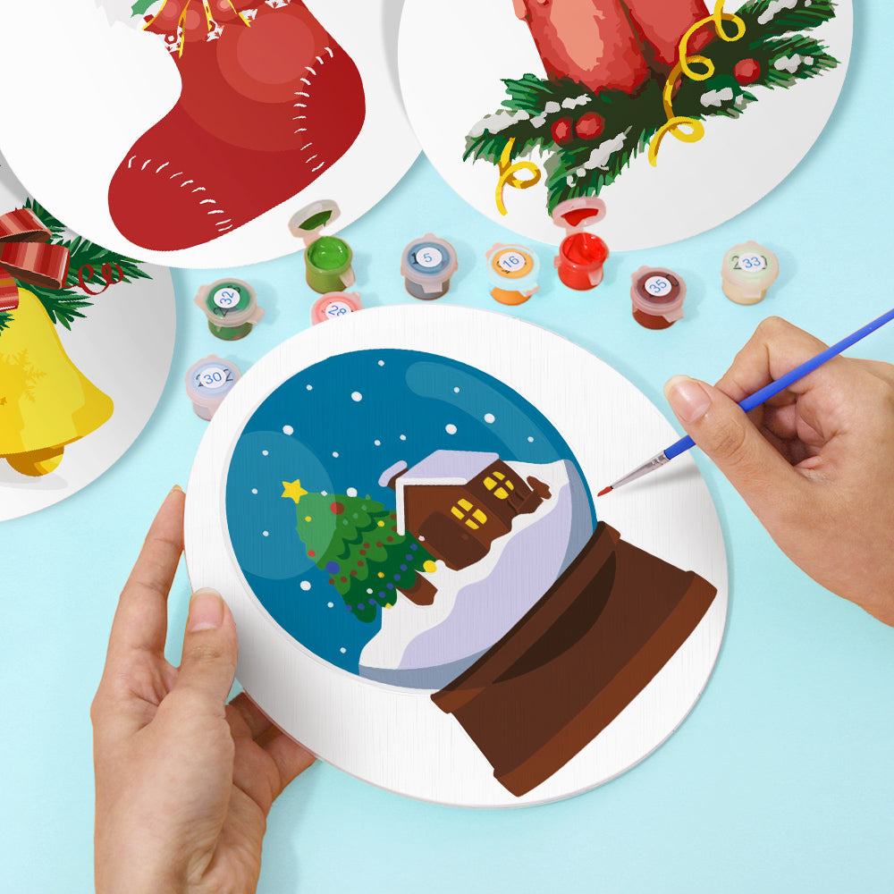 6 Piece Christmas Placemat Set 20cm - Set 24