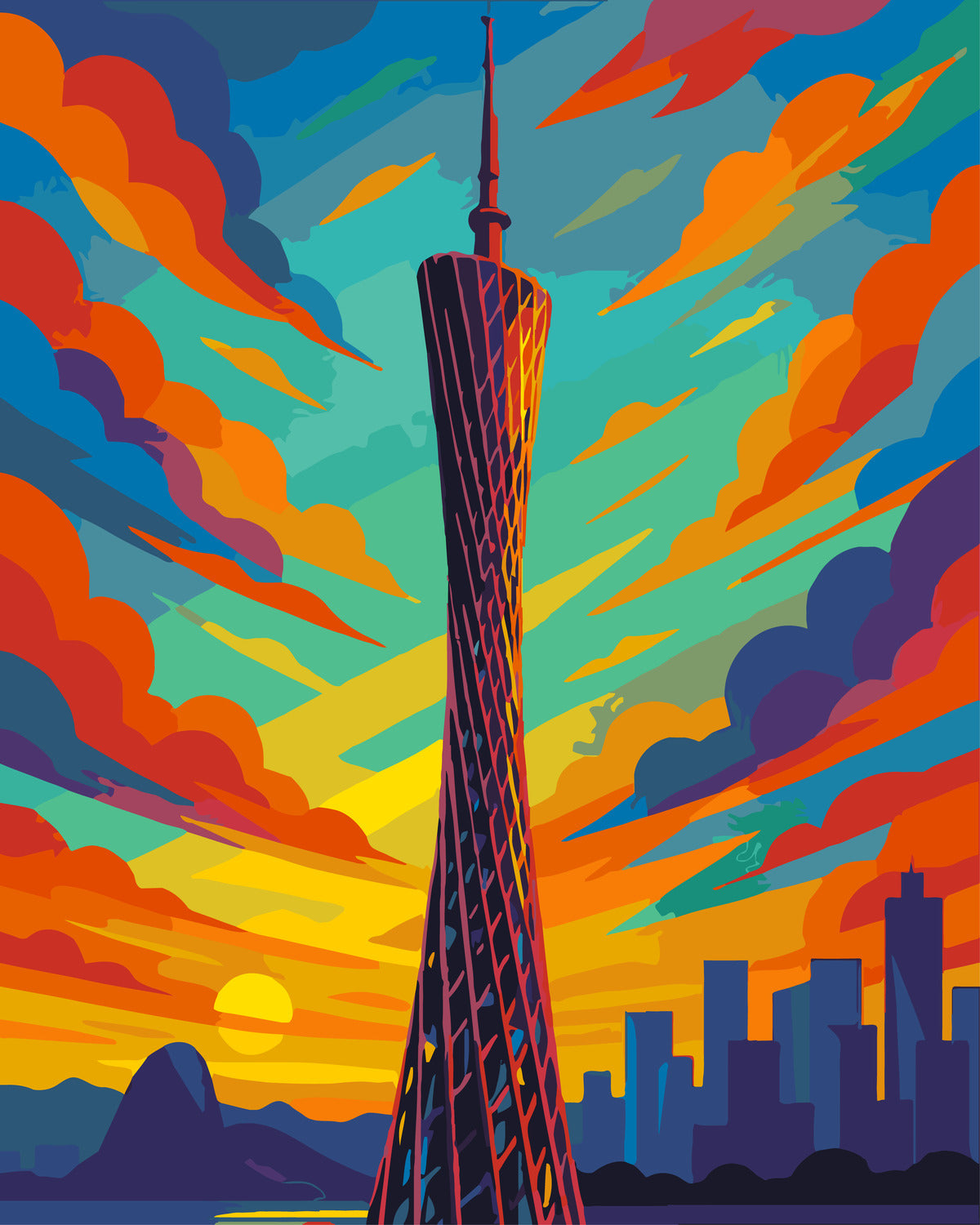 Canton Tower Set 1