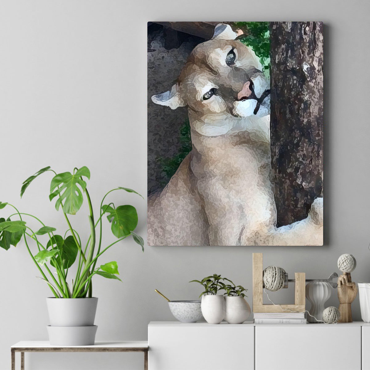 Florida Panther "Cimmaron" Paint by Numbers Canvas Kit