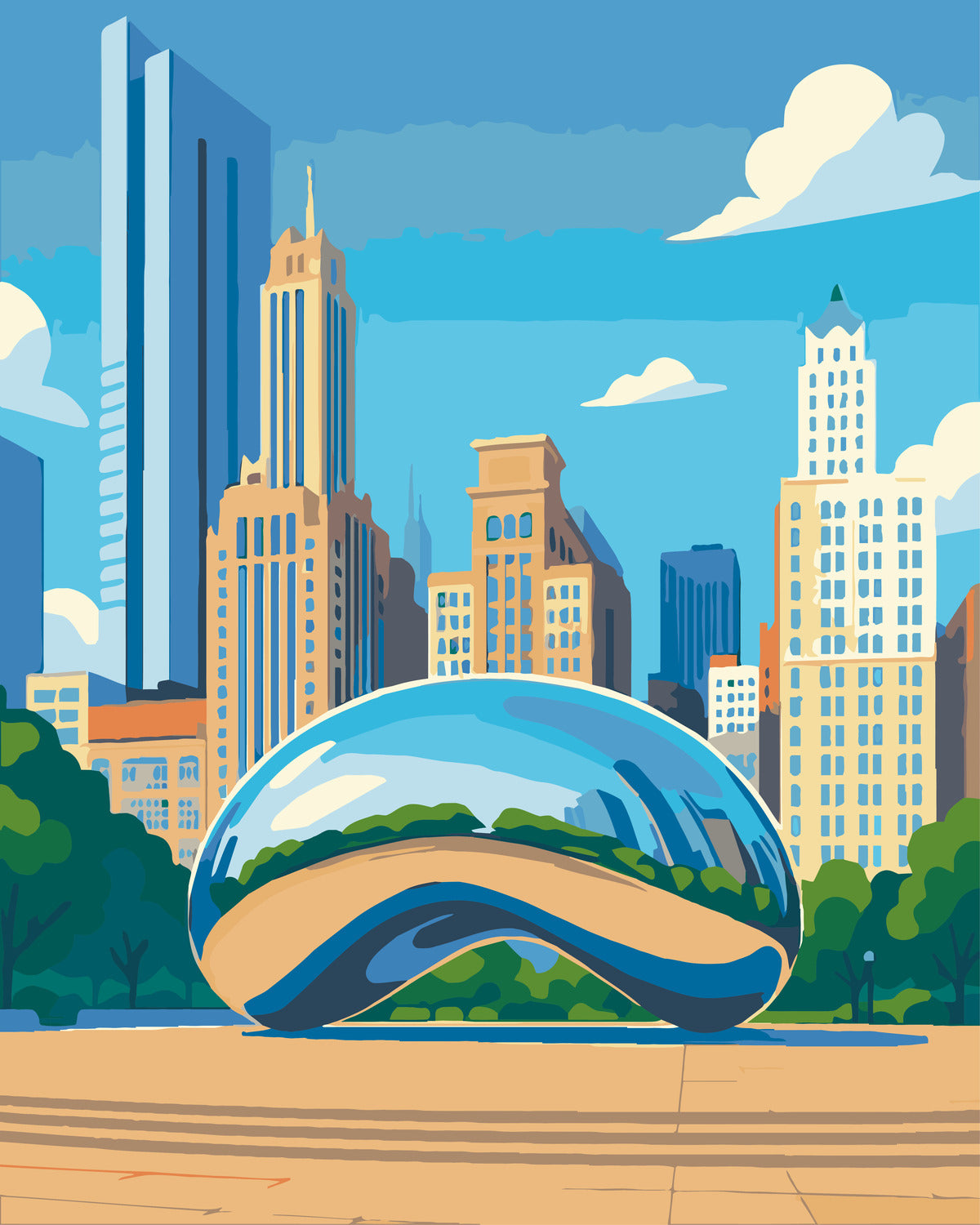 Cloud Gate - The Bean - Set 1