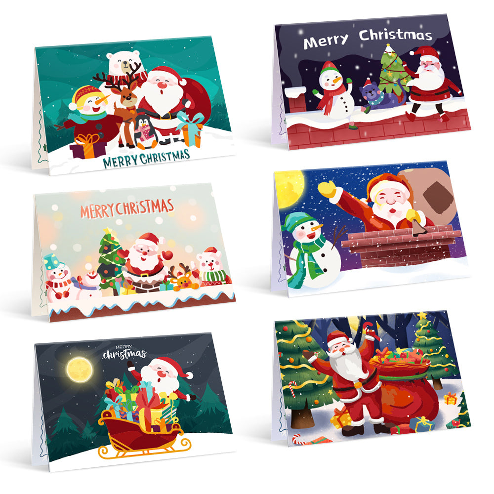6 Assorted Christmas Cards - 5