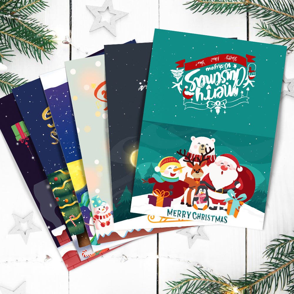 6 Assorted Christmas Cards - 5