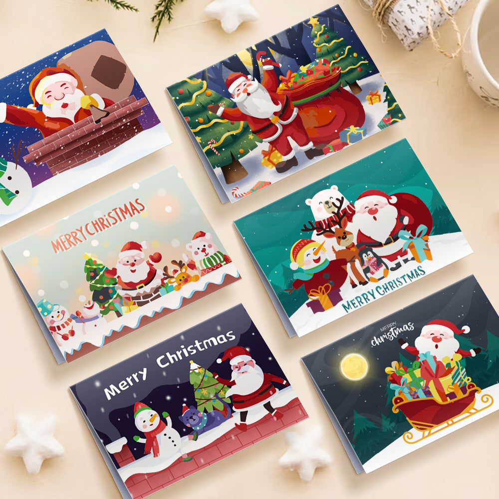 6 Assorted Christmas Cards - 5