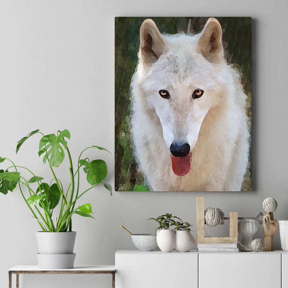 Wolf "Jasper" Paint by Numbers Canvas Kit