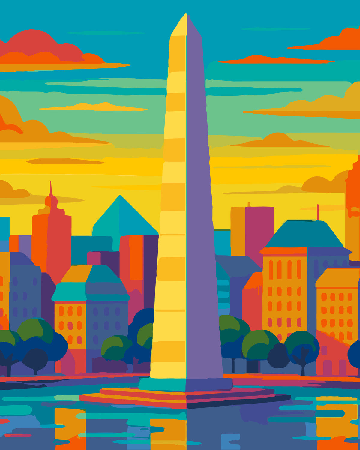 Obelisco de Buenos Aires Set 4