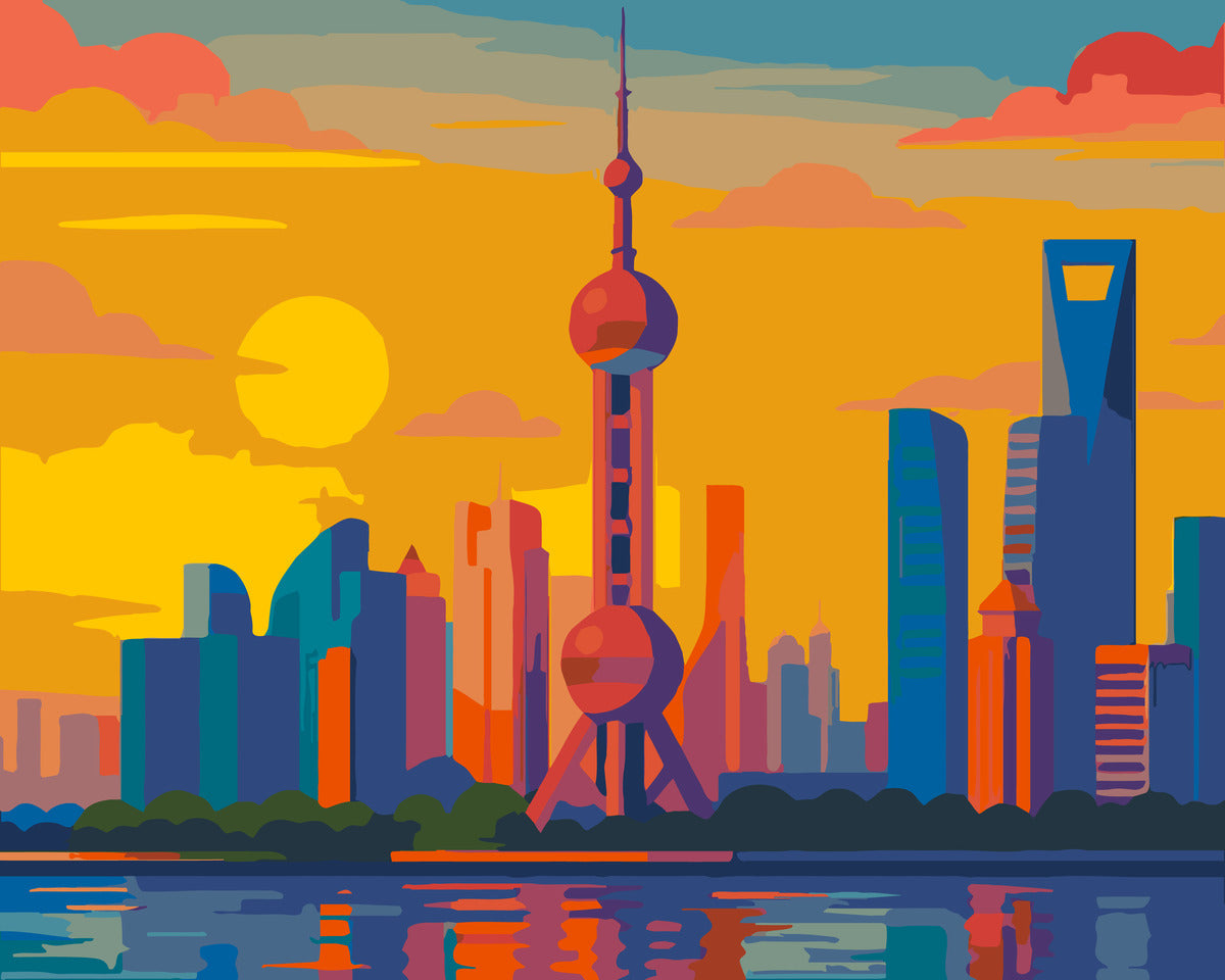 Oriental Pearl Tower Set 1