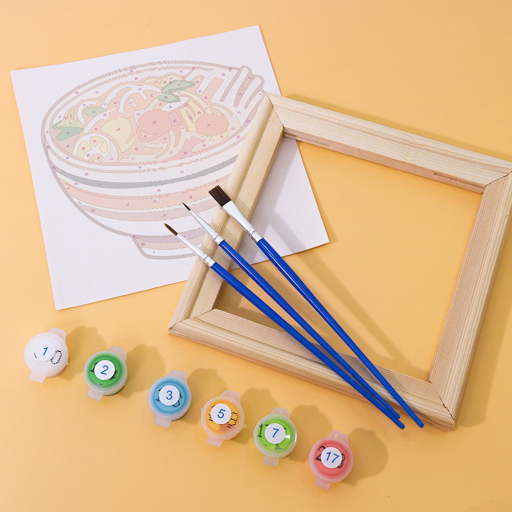 Tasty Bites 6 Pack Mini Paint by Numbers Kit