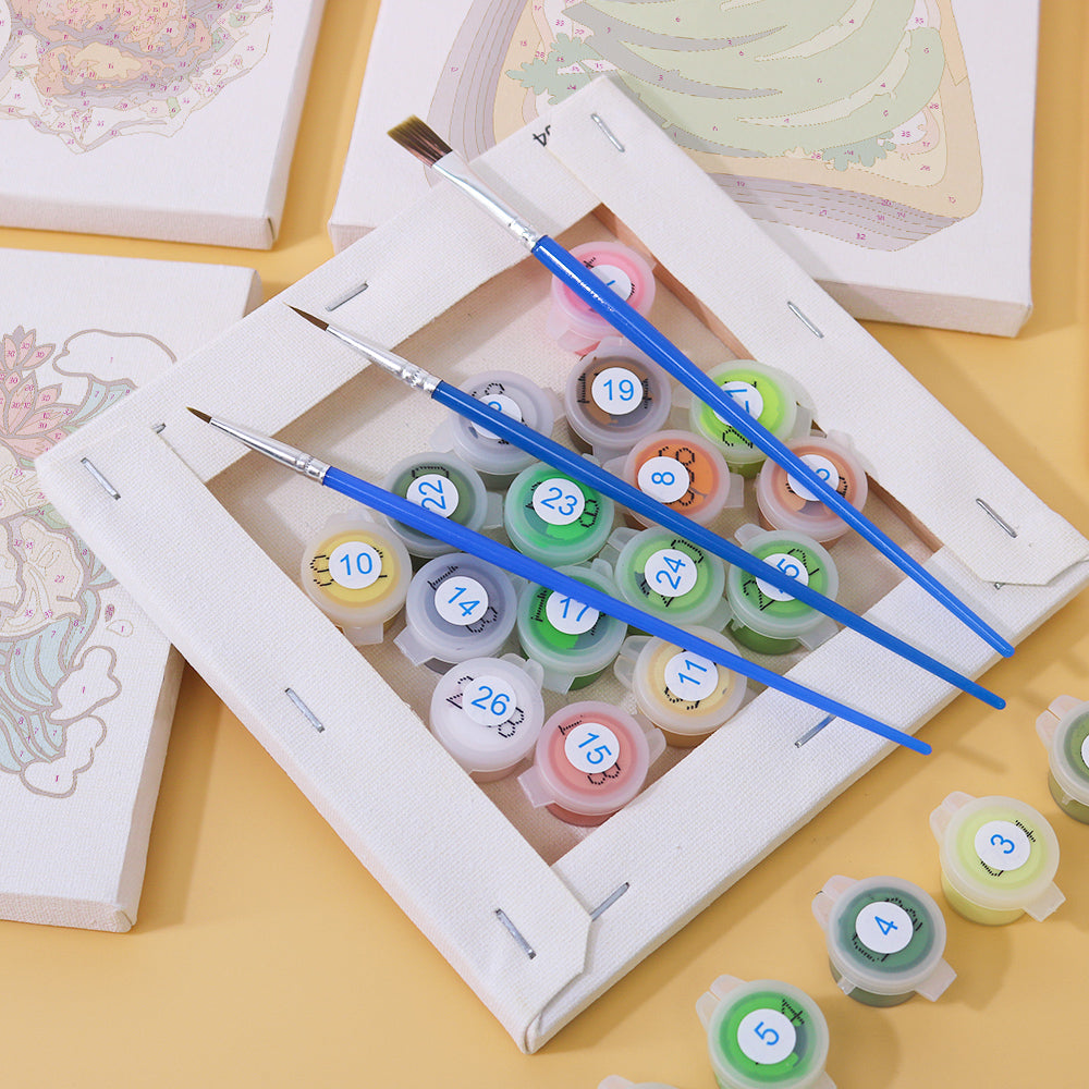 Tasty Bites 6 Pack Mini Paint by Numbers Kit