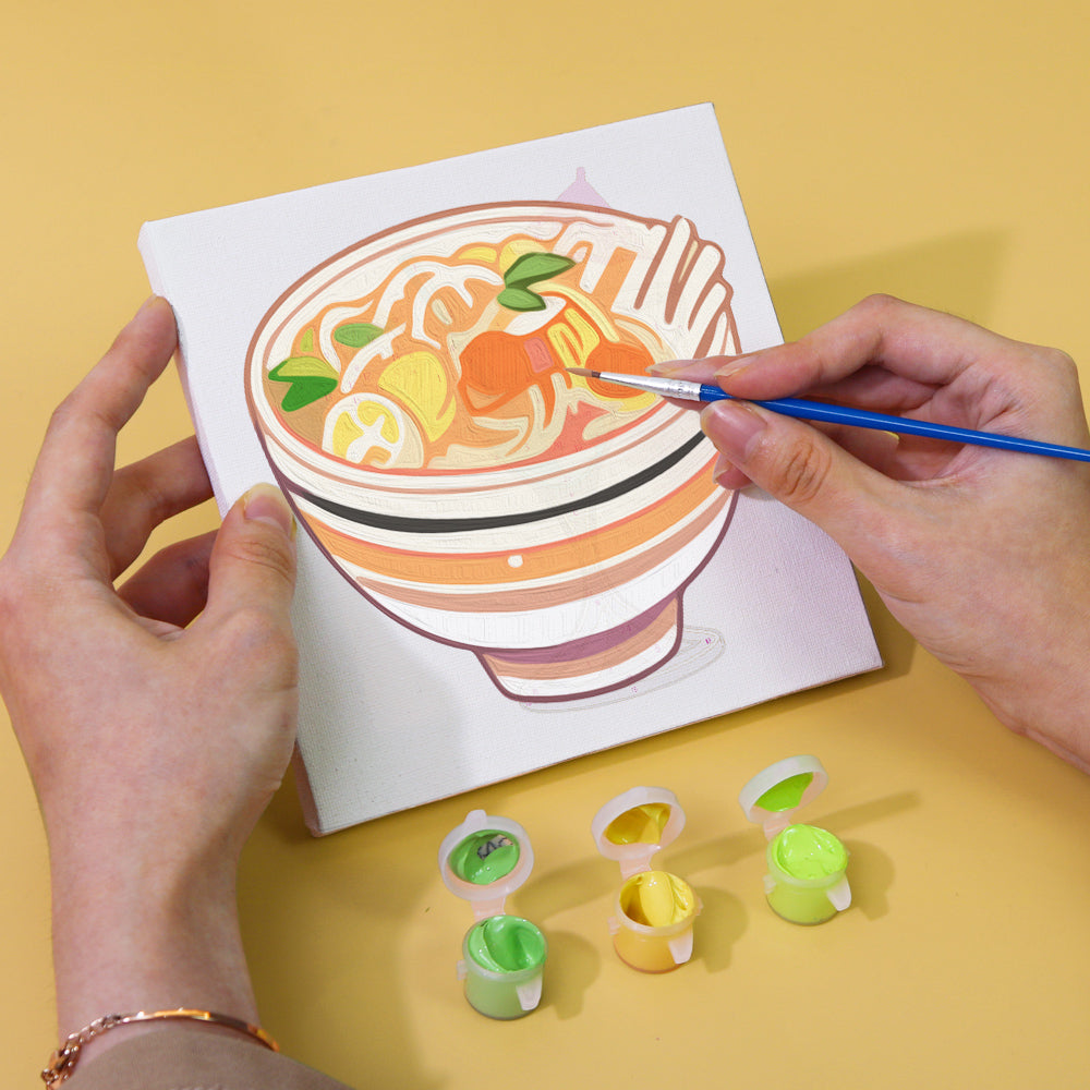 Tasty Bites 6 Pack Mini Paint by Numbers Kit